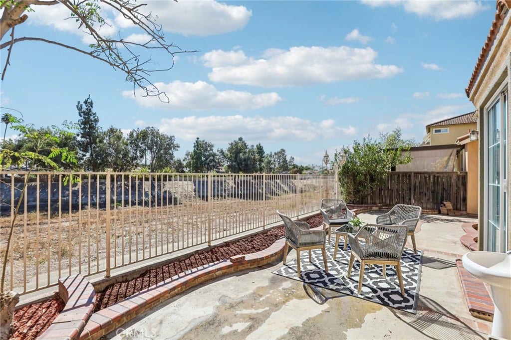 Backyard with a view