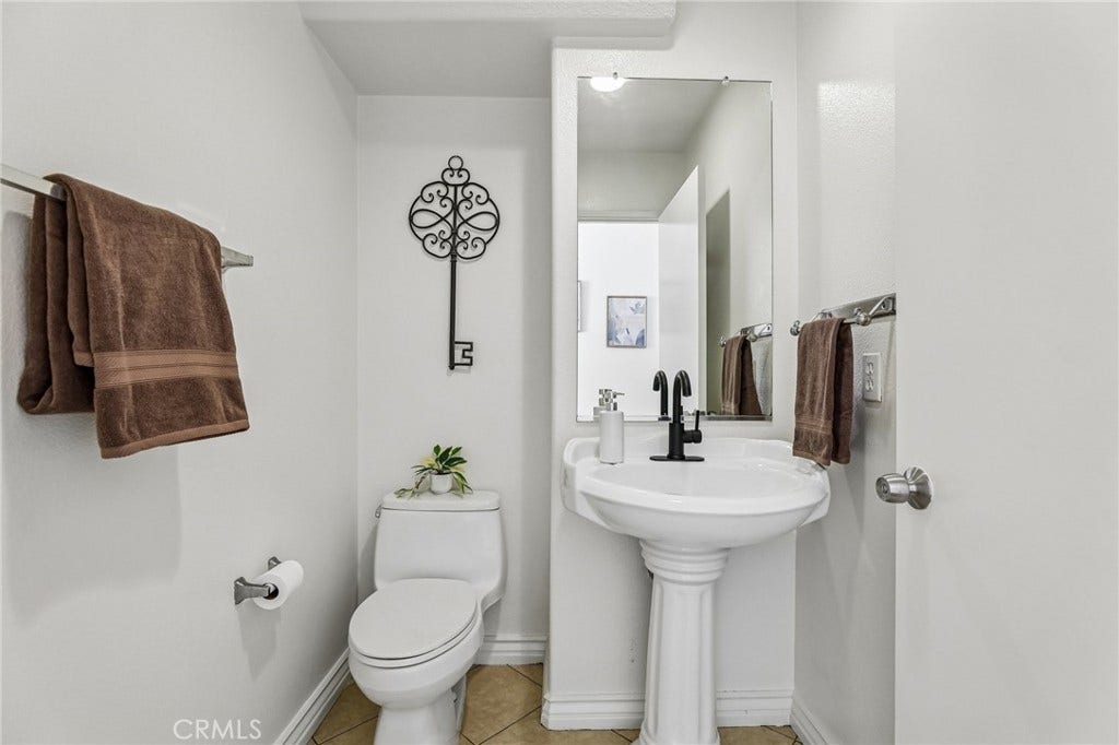 Down stairs half bath