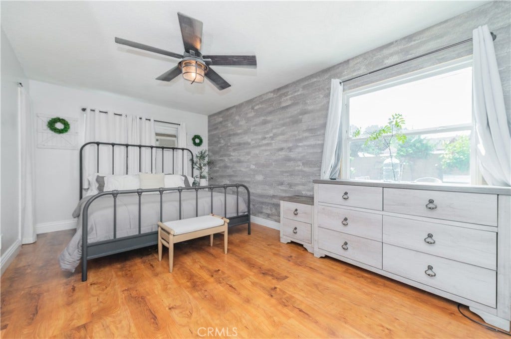 8695 Madison Avenue, Buena Park, CA 90620 bedroom 3- with wall unit AC
