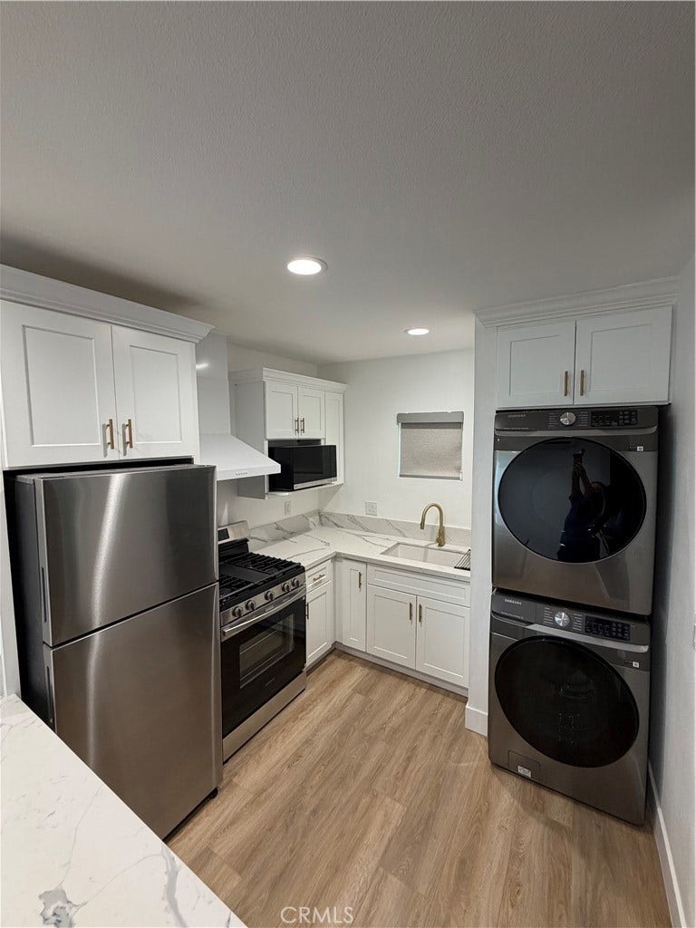 13392 Laramore, Garden Grove, CA 92843 Attached ADU Laramore- Kitchen & Washer Dryer Stackable area