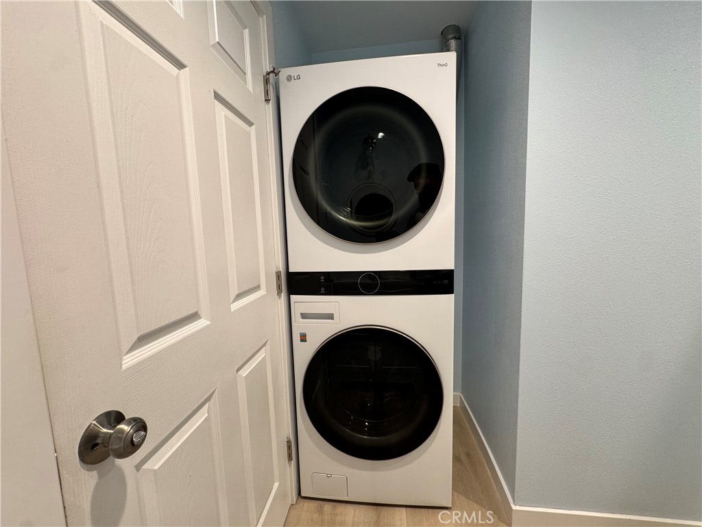 320 S Colfax, #2, La Habra, CA 90631 Washer and dryer in bathroom