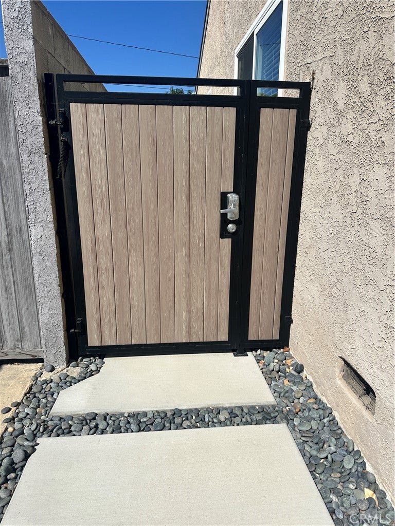 Side Gate keypad access