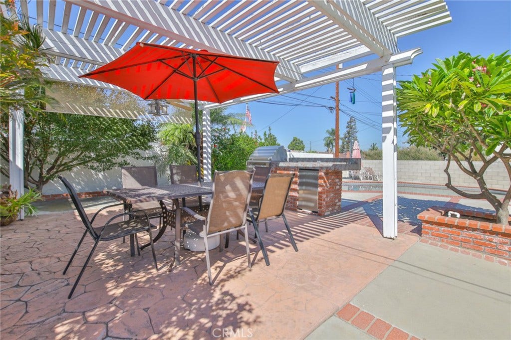11231 Tigrina Avenue, Whittier, CA 90603 Covered Patio with BBQ and Refrigerator