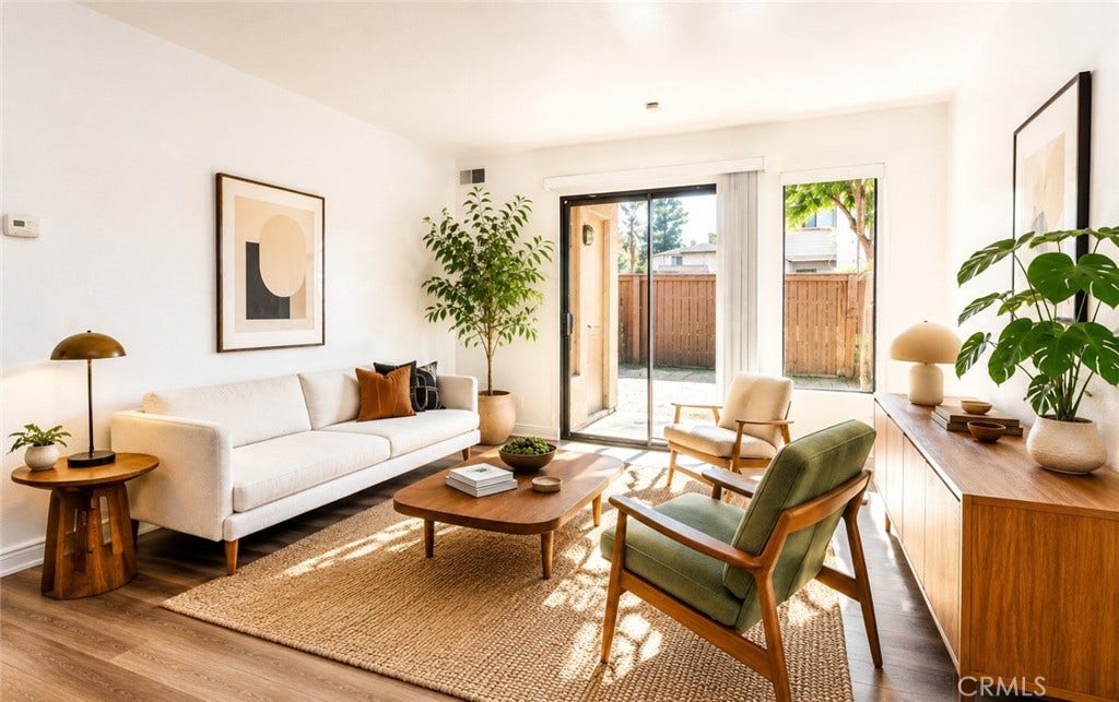 1315 Massachusetts Avenue, #103, Riverside, CA 92507 Living Room - AI Enhanced