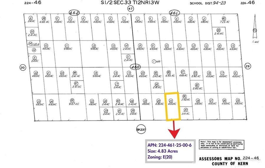 Property photo for 46125006 Rosewood Blvd, Mojave, CA