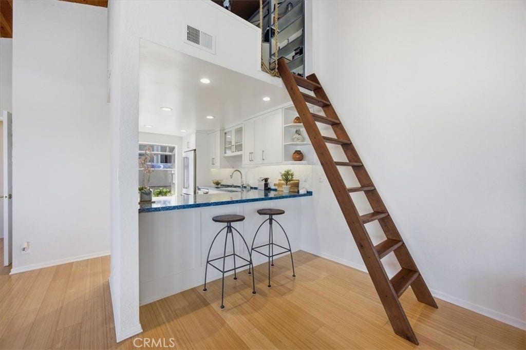 Ladder/Steps to "office"