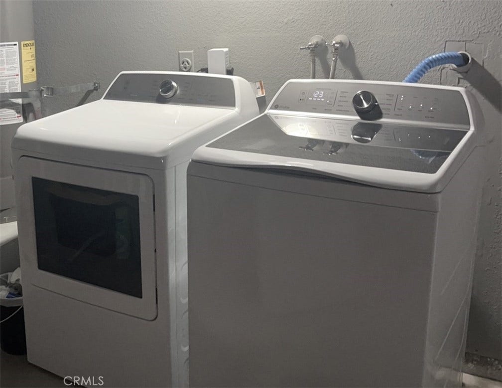 New Washer and Dryer will stay with no warranty