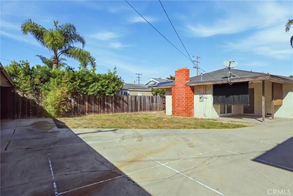 2308 Graham, Redondo Beach, CA 90278 View of the back of the house from garage door
