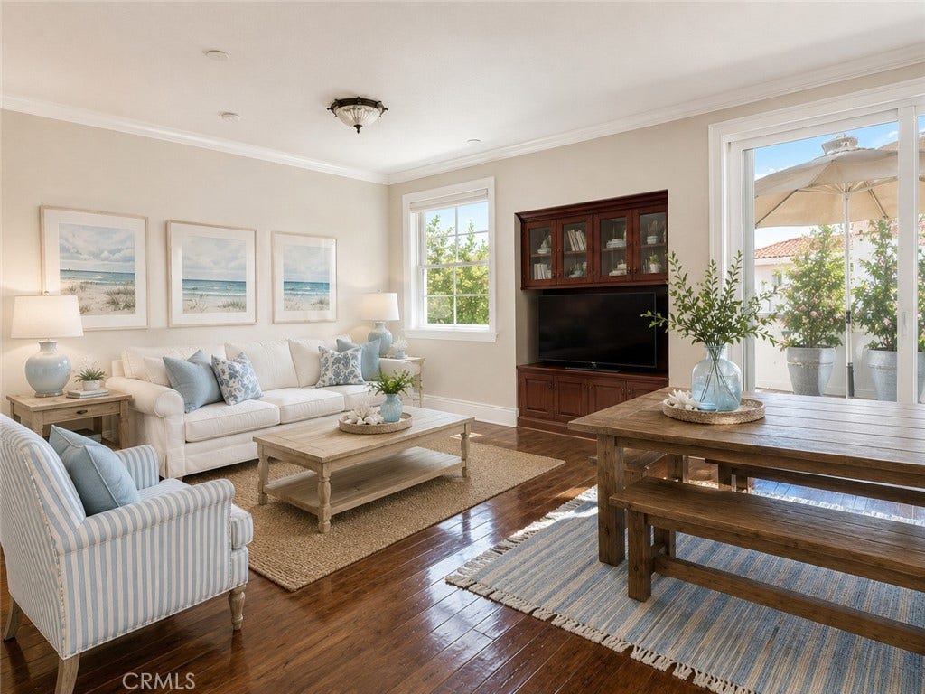 901 Deep Valley, #309, Rolling Hills Estates, CA 90274 Virtually staged Living room
