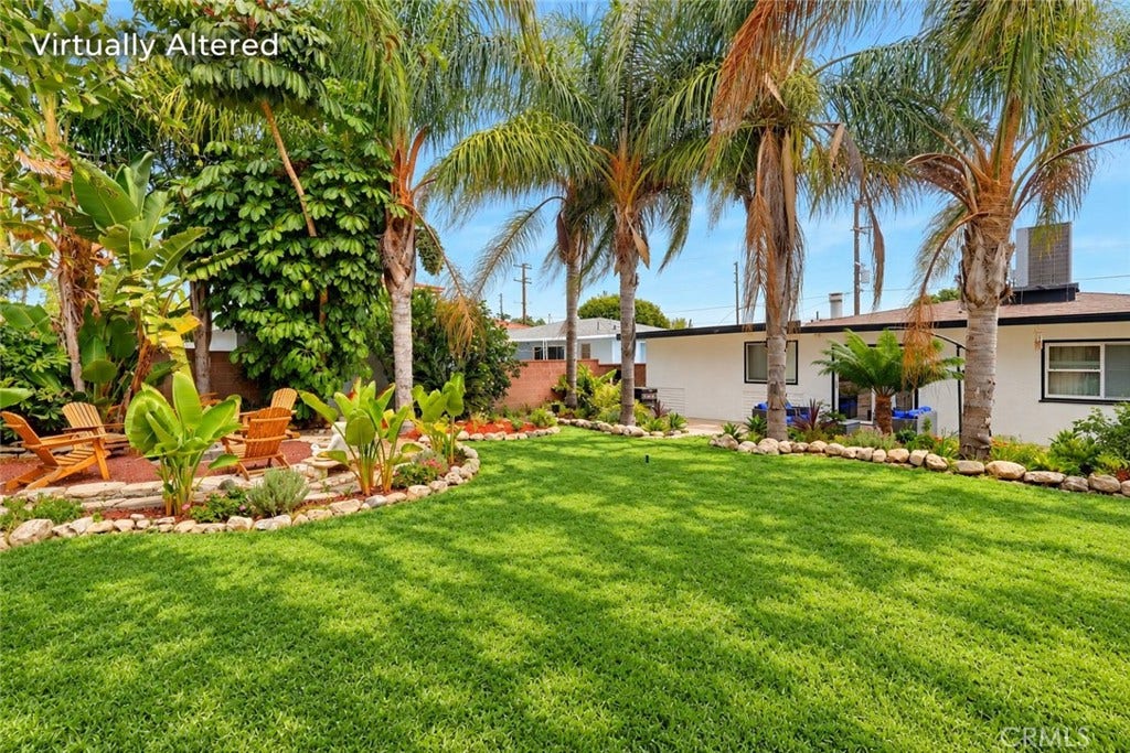 Virtually enhanced with green grass