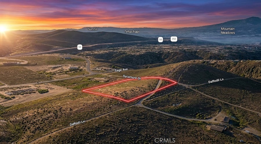 Property photo for 0 Sycamore Drive, Tehachapi, CA