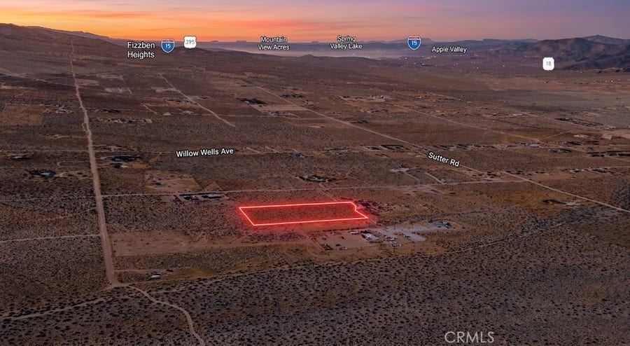 Property photo for 0 Mountain View Road, Lucerne Valley, CA