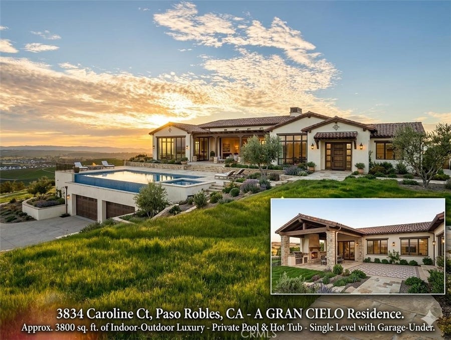 Property photo for 3834 Caroline Court, Paso Robles, CA