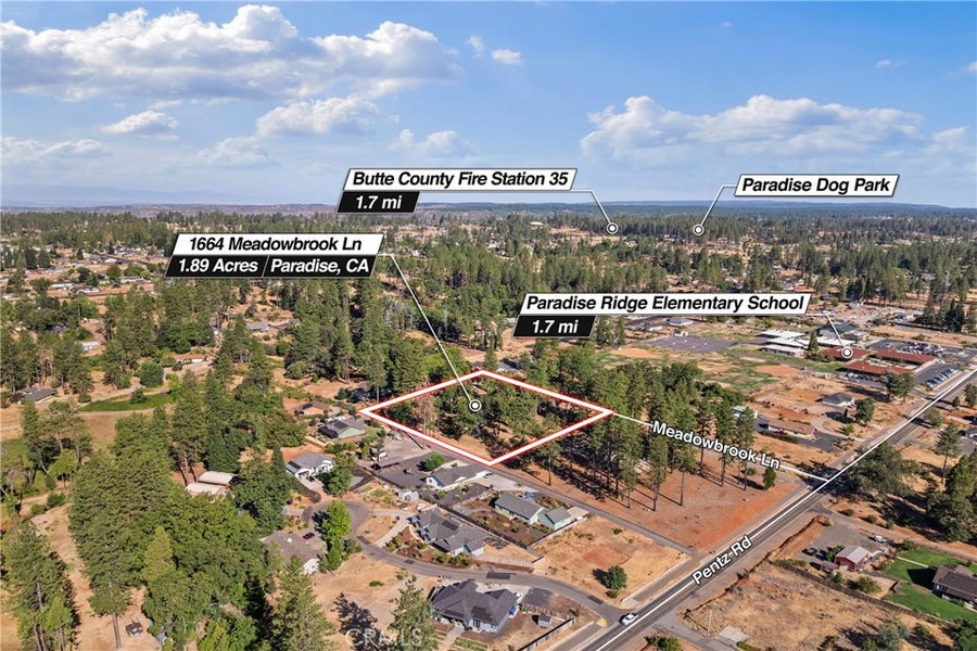 Property photo for 1664 Meadowbrook Lane, Paradise, CA