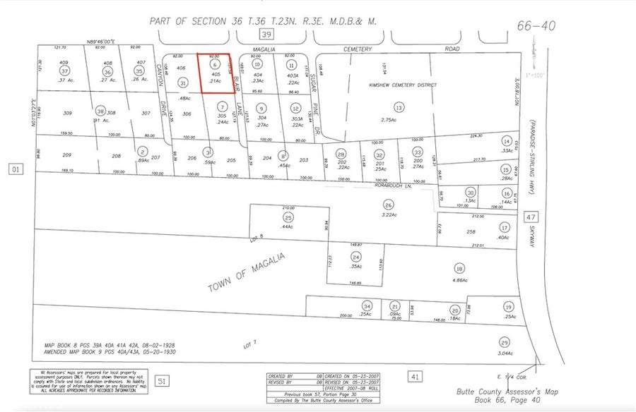 Property photo for 6740 Magalia Cemetery, Magalia, CA