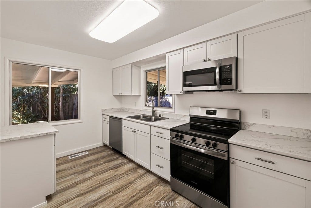 New stainless steel appliances