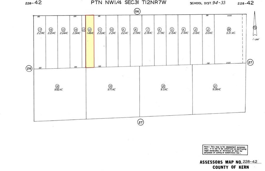 Property photo for 260 E Planet St. and Sequoia Boulevard, Boron, CA