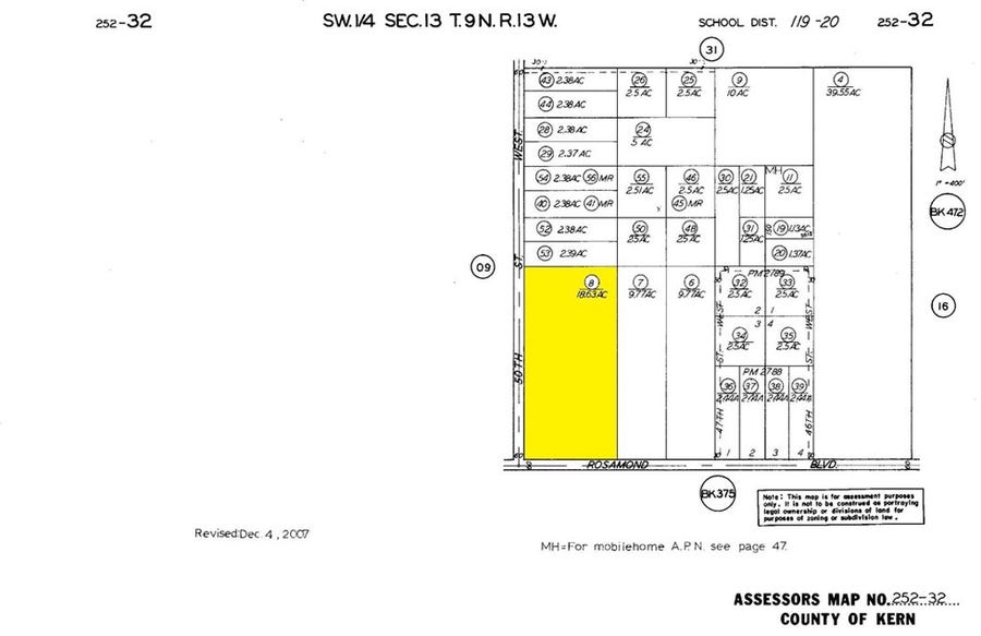 Property photo for 50 W On Rosamond Boulevard, Rosamond, CA