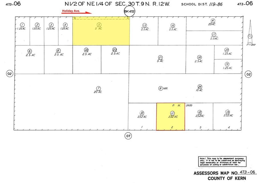 Property photo for 31 W South of Holiday Avenue, Rosamond, CA