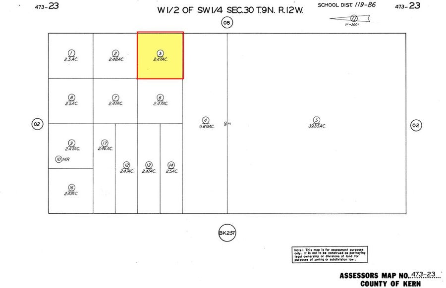 Property photo for 37 W South of Holiday Avenue, Rosamond, CA