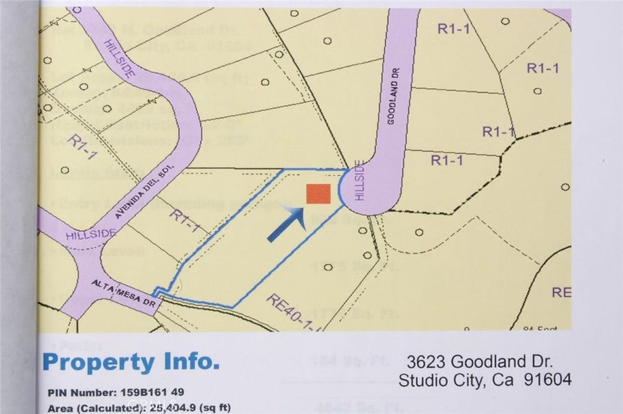 Property photo for 3619 Goodland, Studio City, CA