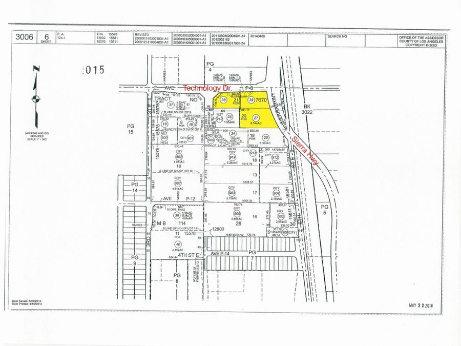 Property photo for 0 Ave P8/Sierra Highway, Palmdale, CA