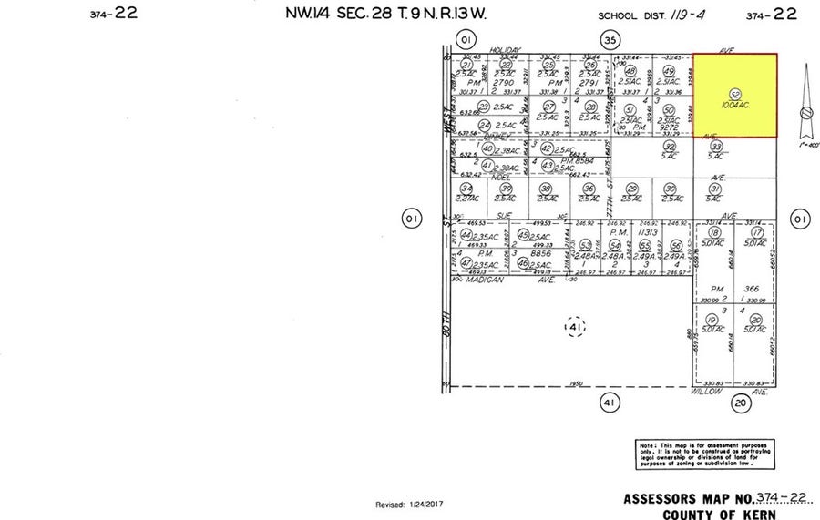 Property photo for 75 W Holiday Avenue, Rosamond, CA
