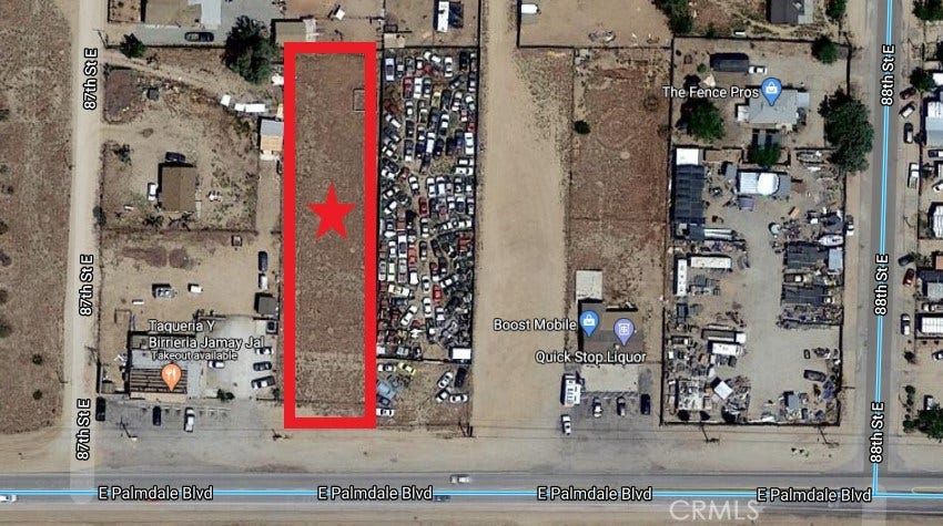 Property photo for 8703 87th Street, Littlerock, CA