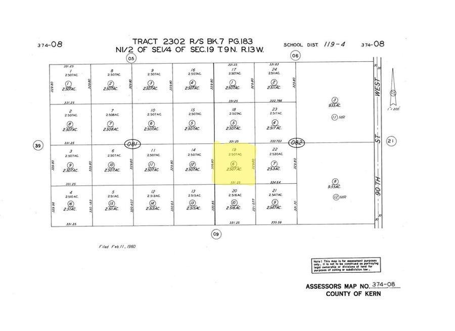 Property photo for 0 Matra Avenue, Rosamond, CA