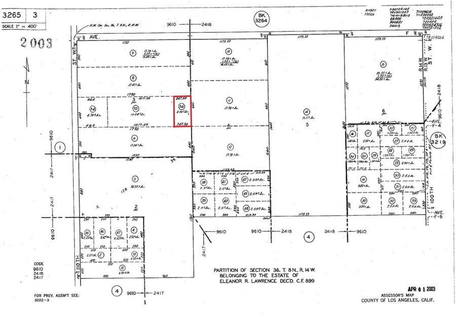 Property photo for 0 107th St West and Avenue F2, Antelope Acres, CA