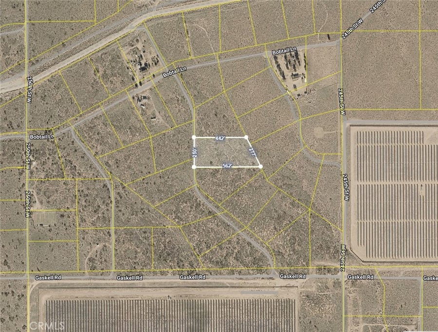Property photo for 0 Between Gaskell Rd and Bobtail Ln, Rosamond, CA