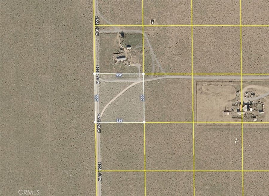 Property photo for 0 S/E Corner of 265th St W/George St, Rosamond, CA