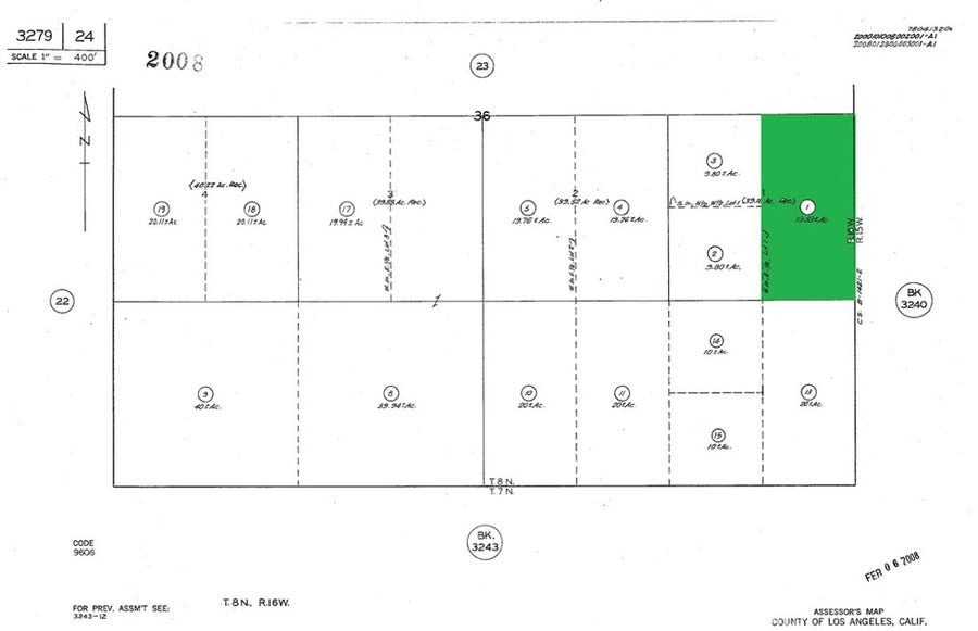 Property photo for 0 220th St W / Avenue F8, Lake Hughes, CA