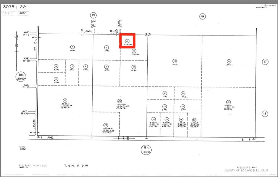 Property photo for 0 Ave S, Palmdale, CA
