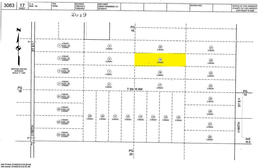 Property photo for 0 183RD ST E / AVENUE W5, Llano, CA