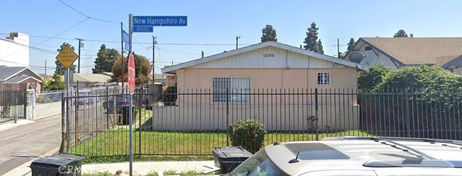 Property photo for 11100 S, New Hampshire, Los Angeles, CA