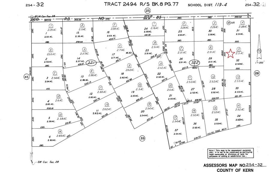 Property photo for 0 255th St W south of Patterson, Rosamond, CA