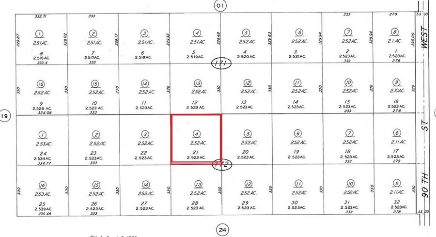 Property photo for 0 Charan Ave and 95th St West, Rosamond, CA
