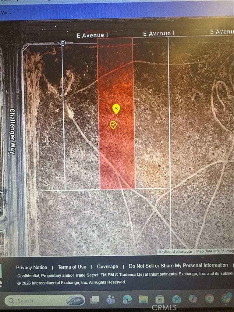 Property photo for 0 I Ave, Lancaster, CA