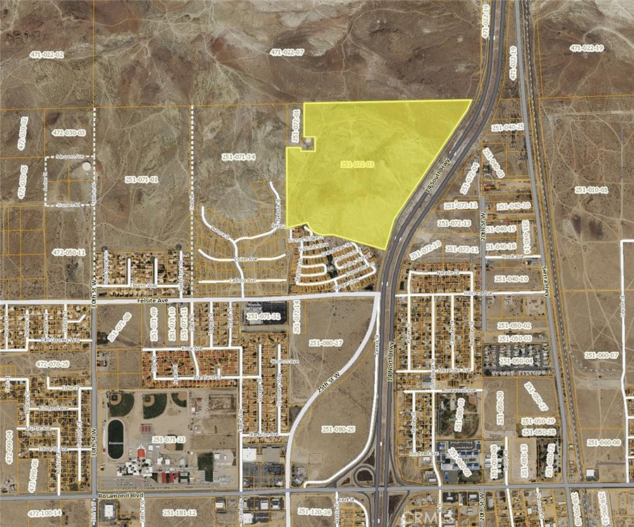 Property photo for 0 Frontage Road, Rosamond, CA