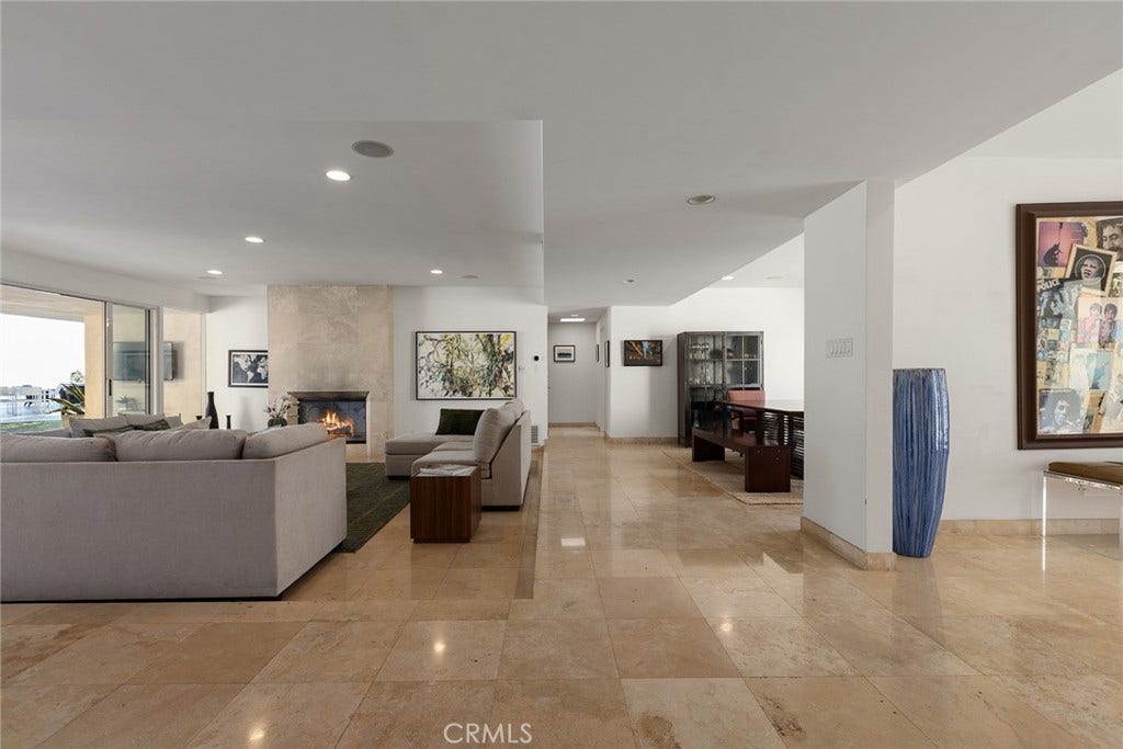 Main House: Open Space- Livingroom/Dining/Entry Area