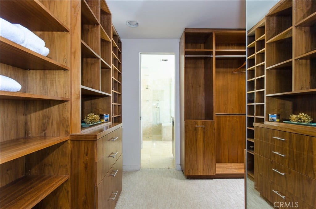 Primary Walk In Closet