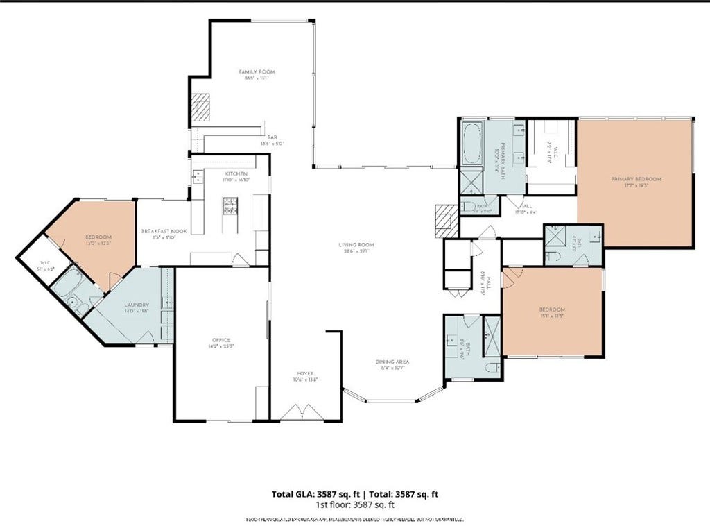 Floor Plan of the Main House