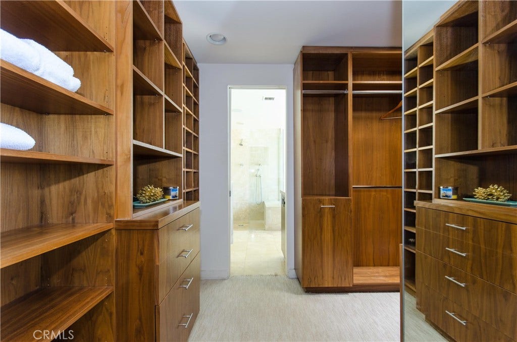 Primary Walk In Closet