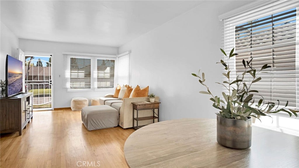 5503 Hayter, Lakewood, CA 90712 Natural Wood, with lots of natural light.