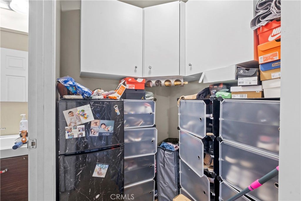 Walk-in closet in primary