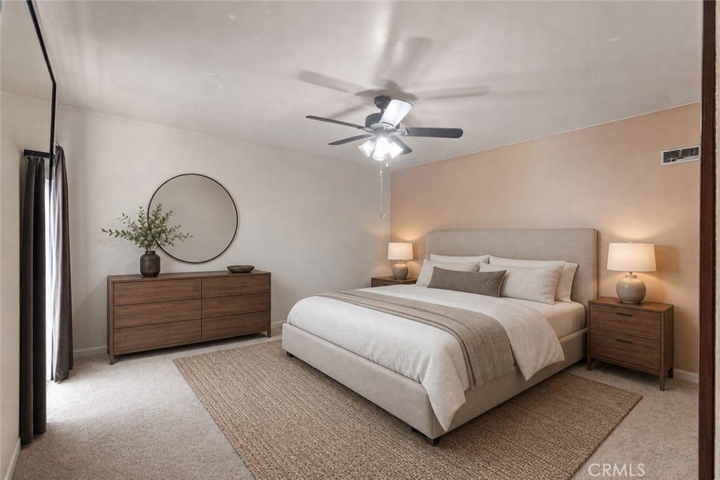 Bedroom 2 - Staged