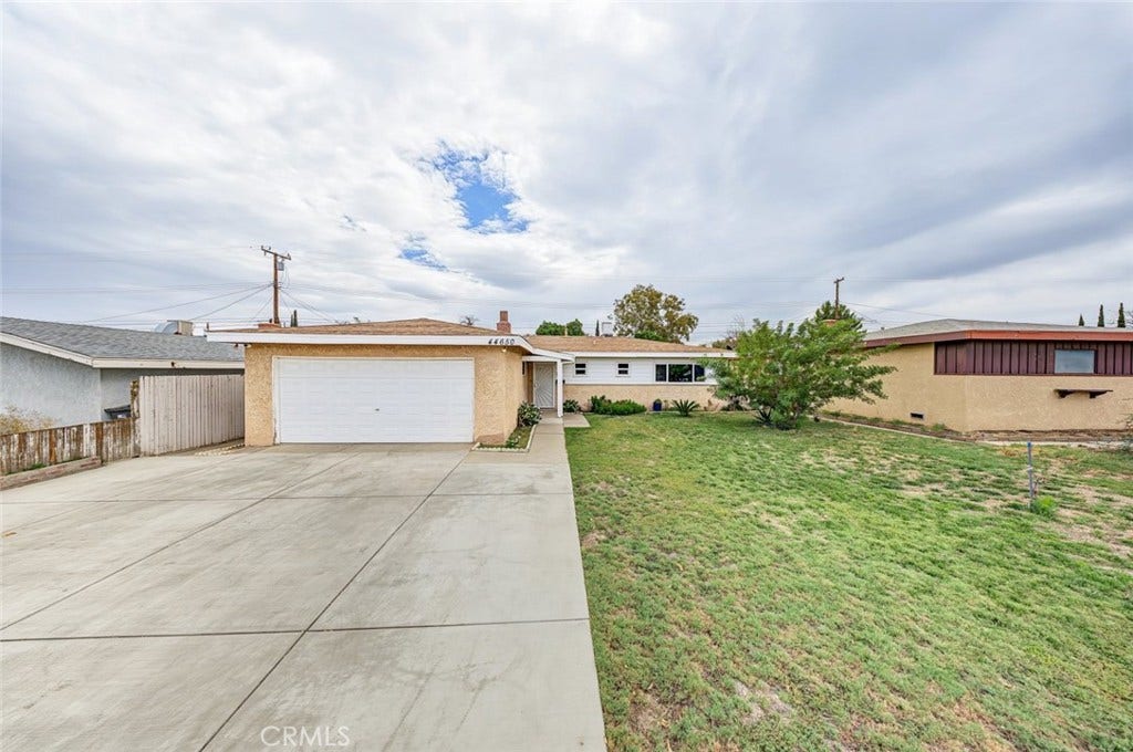 44650 2nd Street E, Lancaster, CA 93535 This home has an updated electrical panel, newer central HVAC and updated double paned windows.
