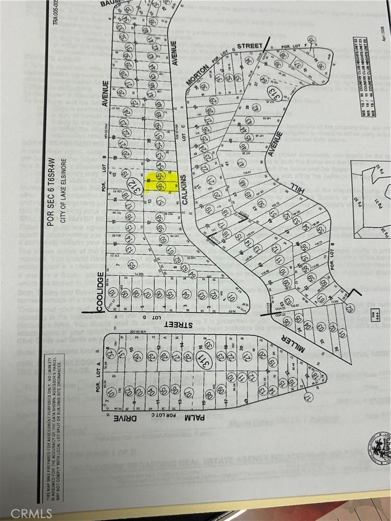 Property photo for 0 Calkins Avenue, Lake Elsinore, CA