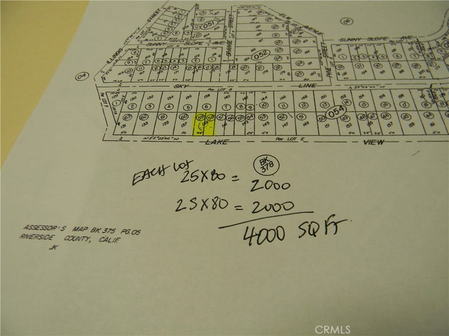 Property photo for 0 Lake View Ave, Lake Elsinore, CA